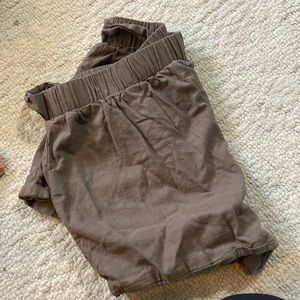 Forest green shorts from SHEIN. Size small